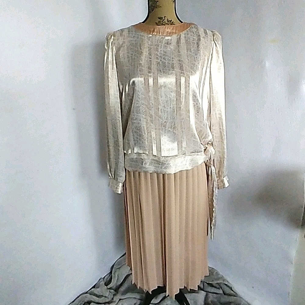 Vintage Women's Lisa Michaels 2pc Dress Set